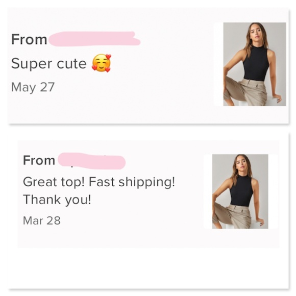 High Neck White Crop Tank Top - Picture 7 of 10